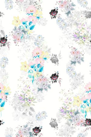 小碎花印花花型图片