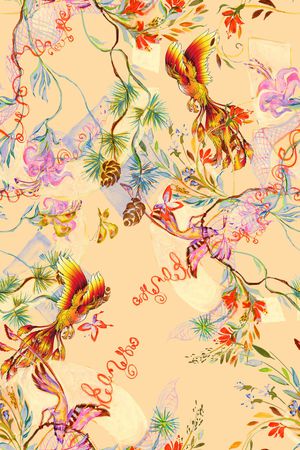 花卉印花花型图片