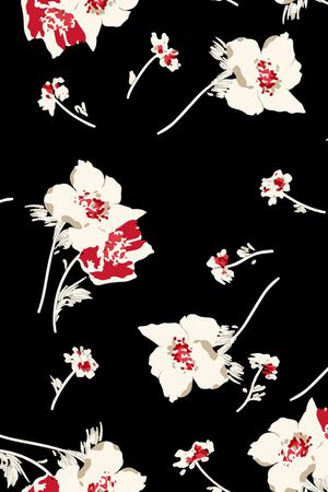 插画印花花型图片