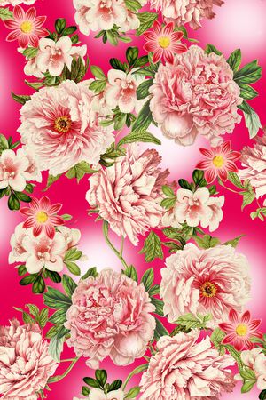 花卉印花花型图片