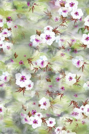 花卉印花花型图片