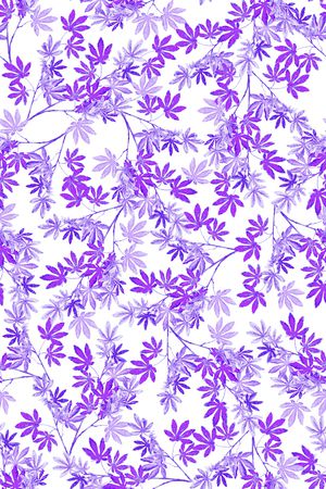 单色印花花型图片