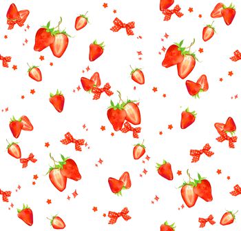 1133697-草莓 白色