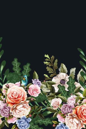 定位花印花花型图片