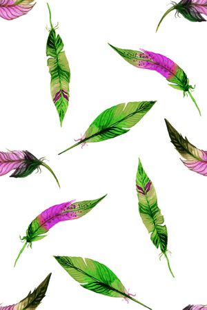 羽毛印花花型图片