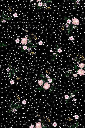 春夏花型印花花型图片