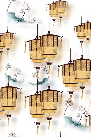 宫廷风印花花型图片