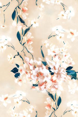 长巾印花花型图片