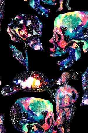 星空印花花型图片