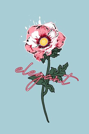 字母印花花型图片