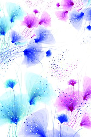 小碎花印花花型图片