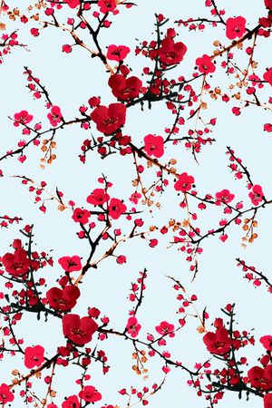 小碎花印花花型图片