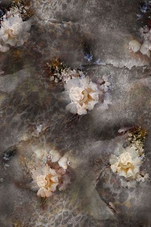 秋冬花型印花花型图片