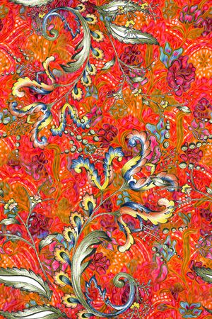 抽象印花花型图片