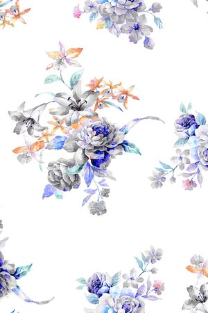 清爽印花花型图片