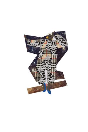 抽象印花花型图片