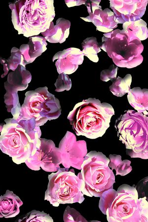 抽象印花花型图片