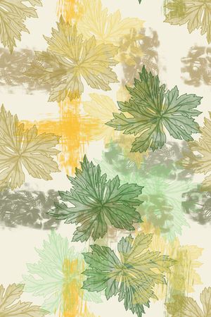 植物印花花型图片