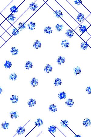 抽象印花花型图片