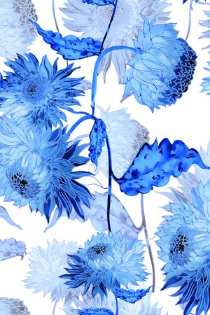 数码花型印花花型图片