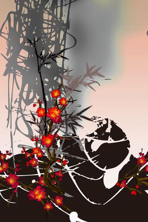 中老年印花花型图片