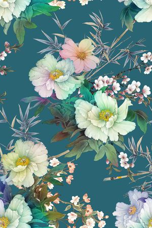 梅花印花花型图片