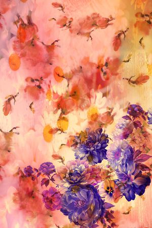 定位花印花花型图片