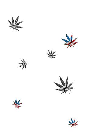 大牌风印花花型图片