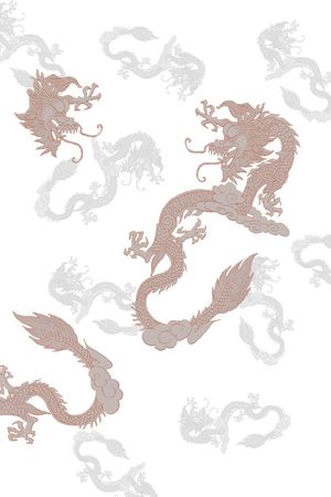 大牌风印花花型图片