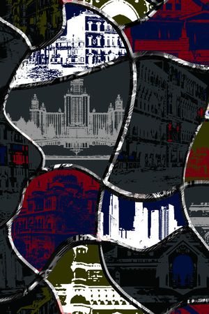 菱形印花花型图片