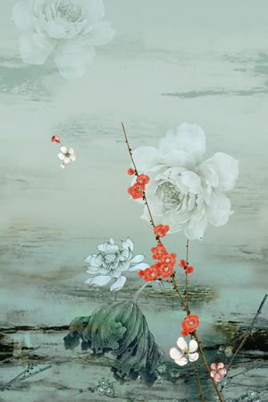 素雅印花花型图片