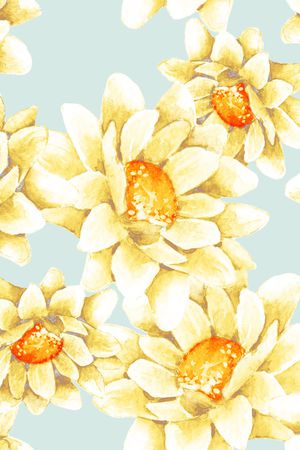 春夏花型印花花型图片