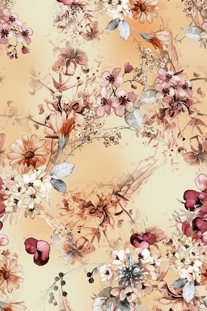 小碎花印花花型图片