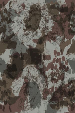 笔触印花花型图片
