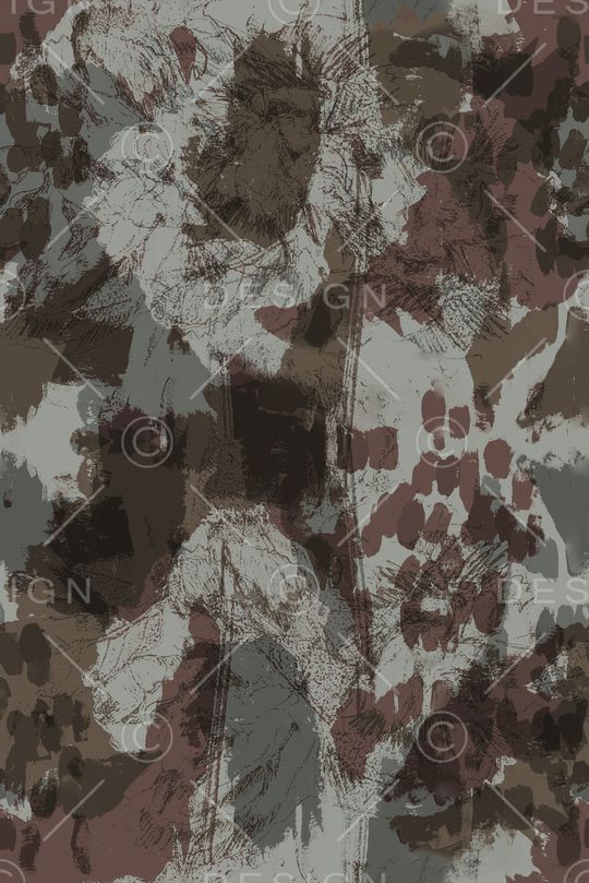 笔触印花花型图片