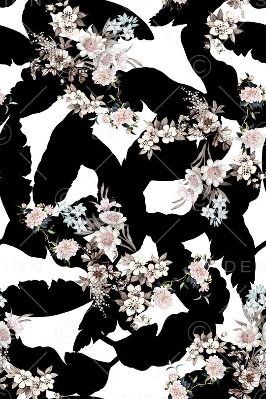 数码花型印花花型图片