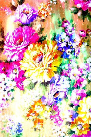 定位花印花花型图片