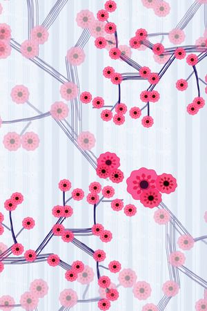 大牌风印花花型图片