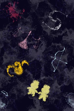 星座印花花型图片