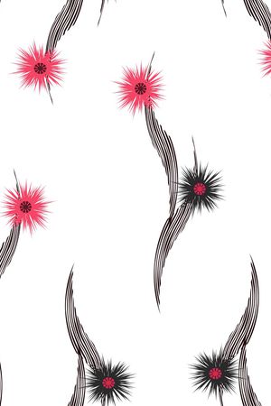 几何印花花型图片