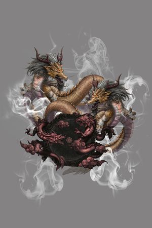 中国风印花花型图片