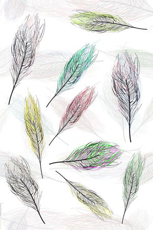 手绘印花花型图片