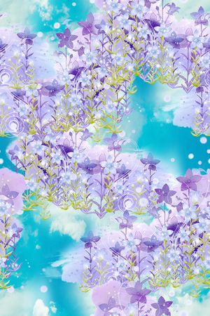花卉印花花型图片