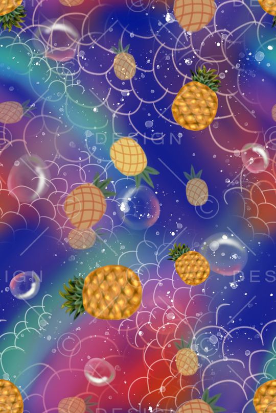 梦幻水果印花花型图片