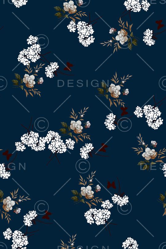 大牌风印花花型图片
