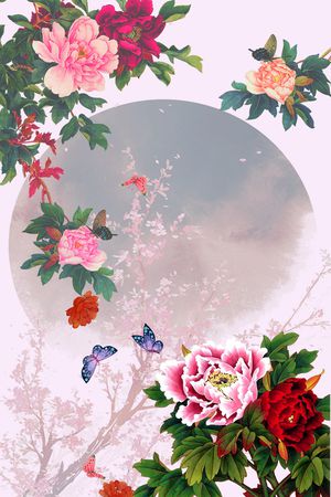 小清新印花花型图片