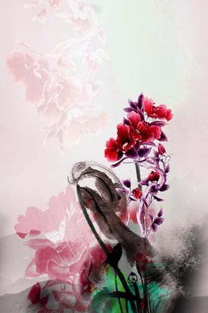花卉印花花型图片