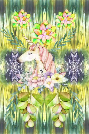 花卉印花花型图片