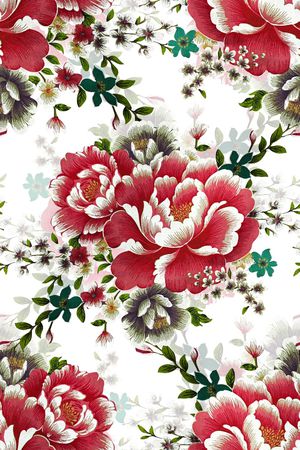 数码花型印花花型图片