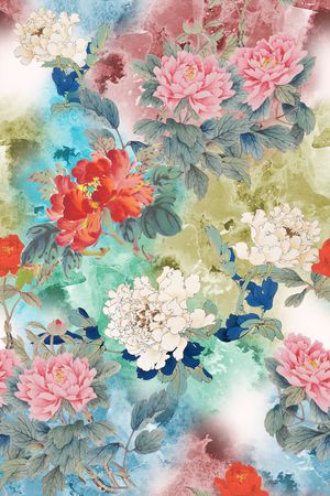 炫彩印花花型图片